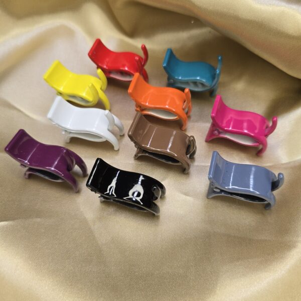 Glossy Multicolor Fish Shape Hair Clips