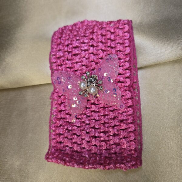 Sequin Butterfly Stretchable Hairband for Babies - Image 3