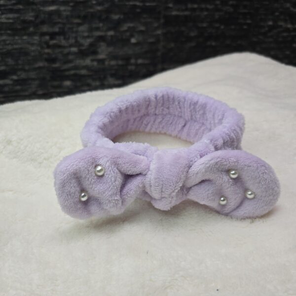 Soft Plush Bow Headband - Image 3