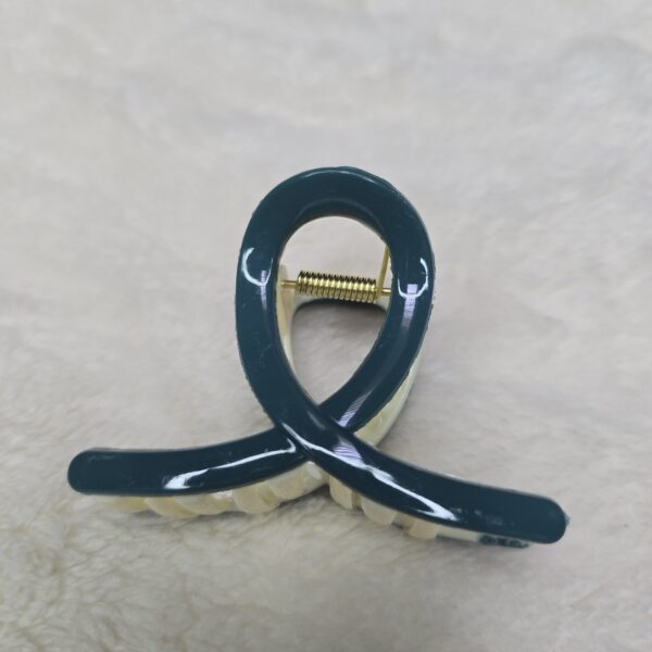 Color Loop Glossy Hair Claw – Medium - Image 2