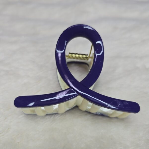 Color Loop Glossy Hair Claw – Medium - Image 11
