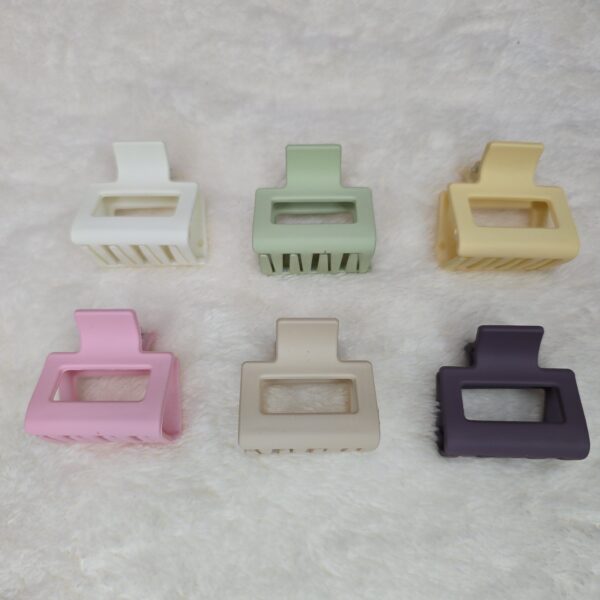 Matte Finish Square Hair Claw