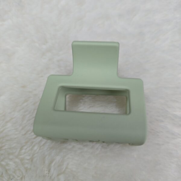 Matte Finish Square Hair Claw - Image 4