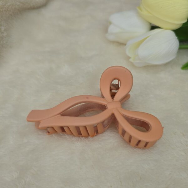Matte Bow Hair Claw Clip | Medium Size | Multi-Colored - Image 2