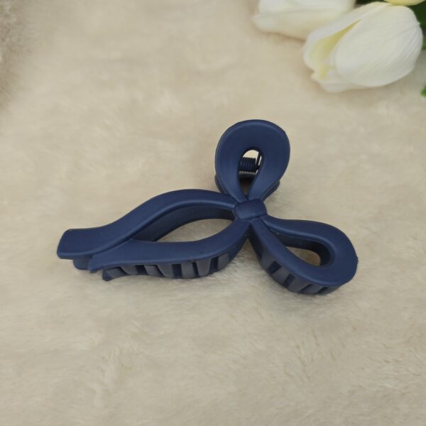 Matte Bow Hair Claw Clip | Medium Size | Multi-Colored - Image 13