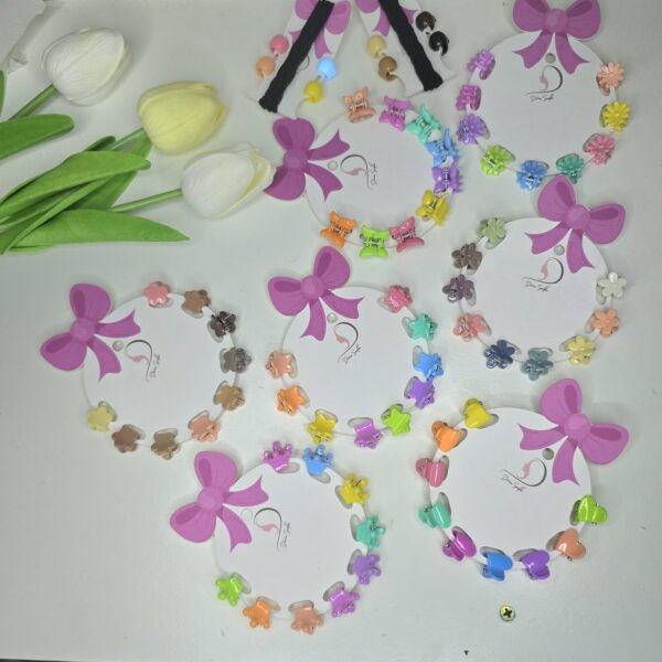 Cute Colorful Mini Hair Clip Combo Pack
