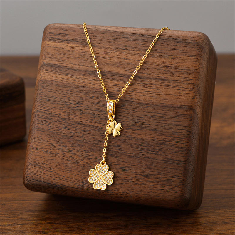 Flower hanging Necklace - Image 8