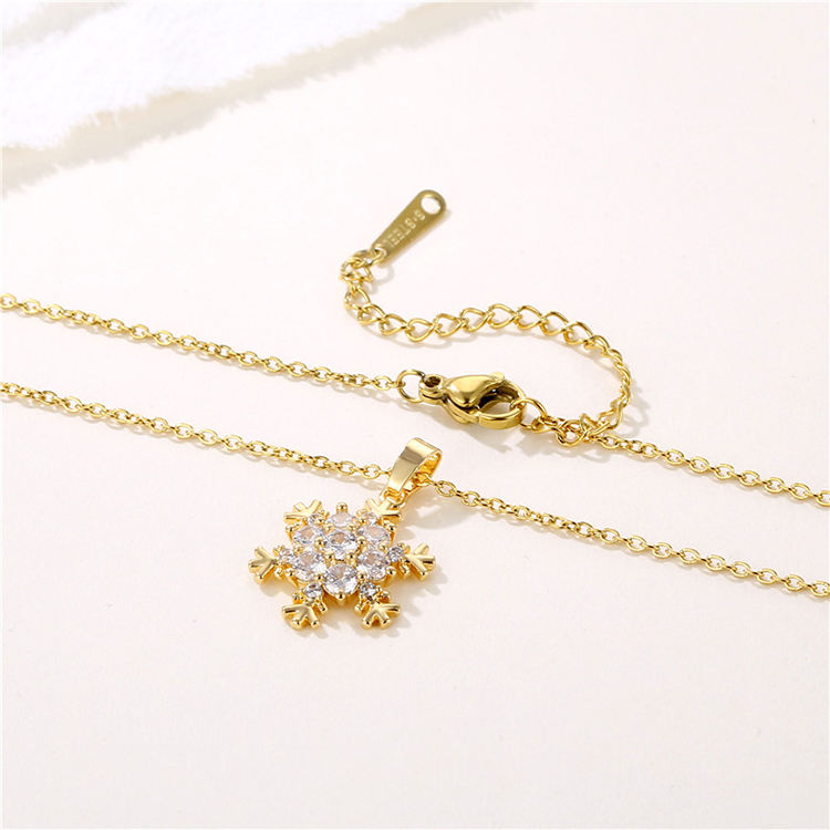 Snow FallTwilight Pendant Necklace - Image 3