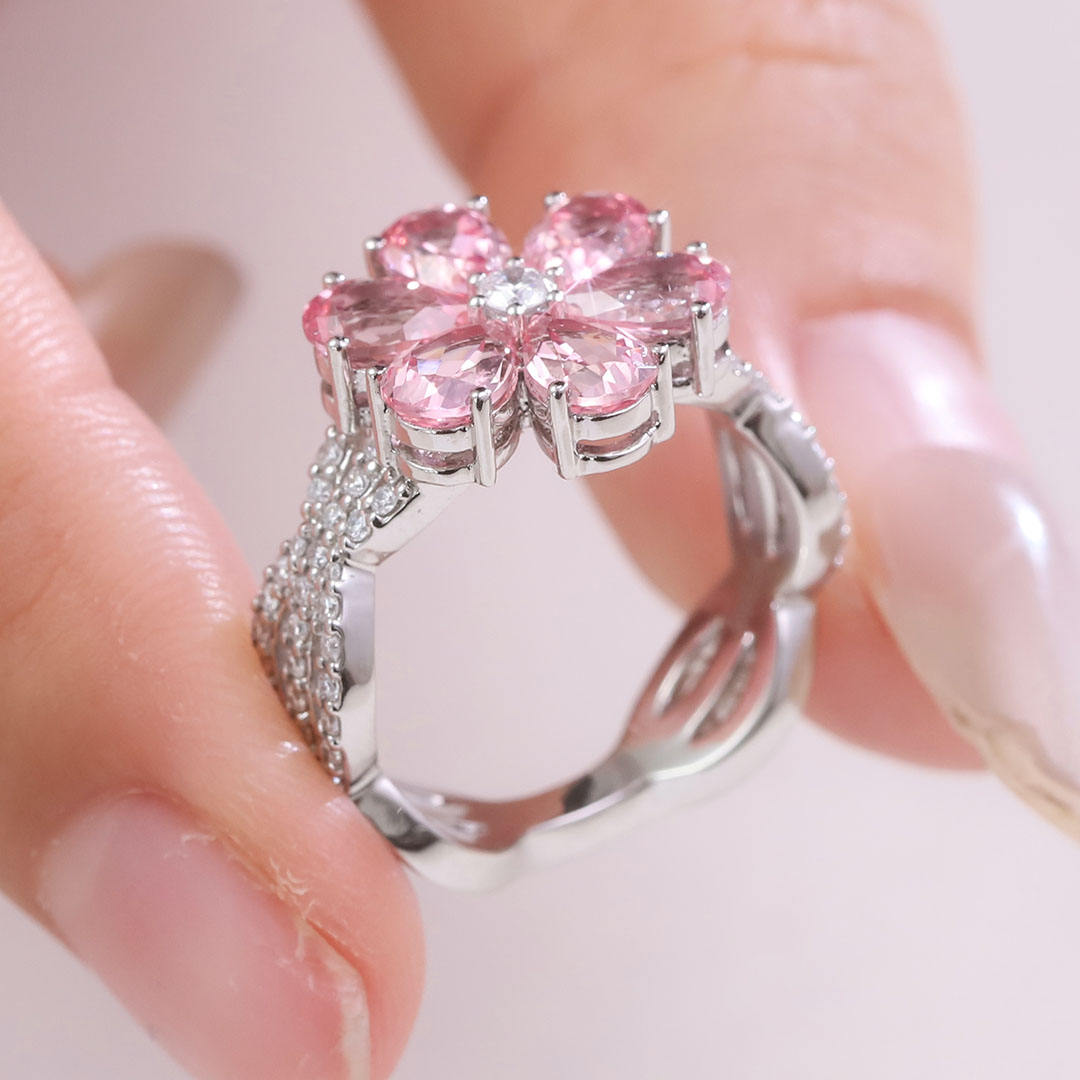 Aurora Blossom Ring - Image 6
