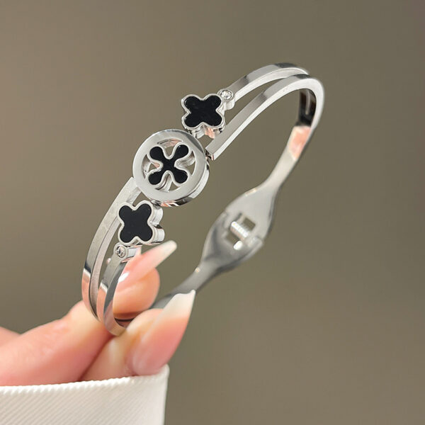 Anti-Tarnish Twilight Cuff Bracelet - Silver