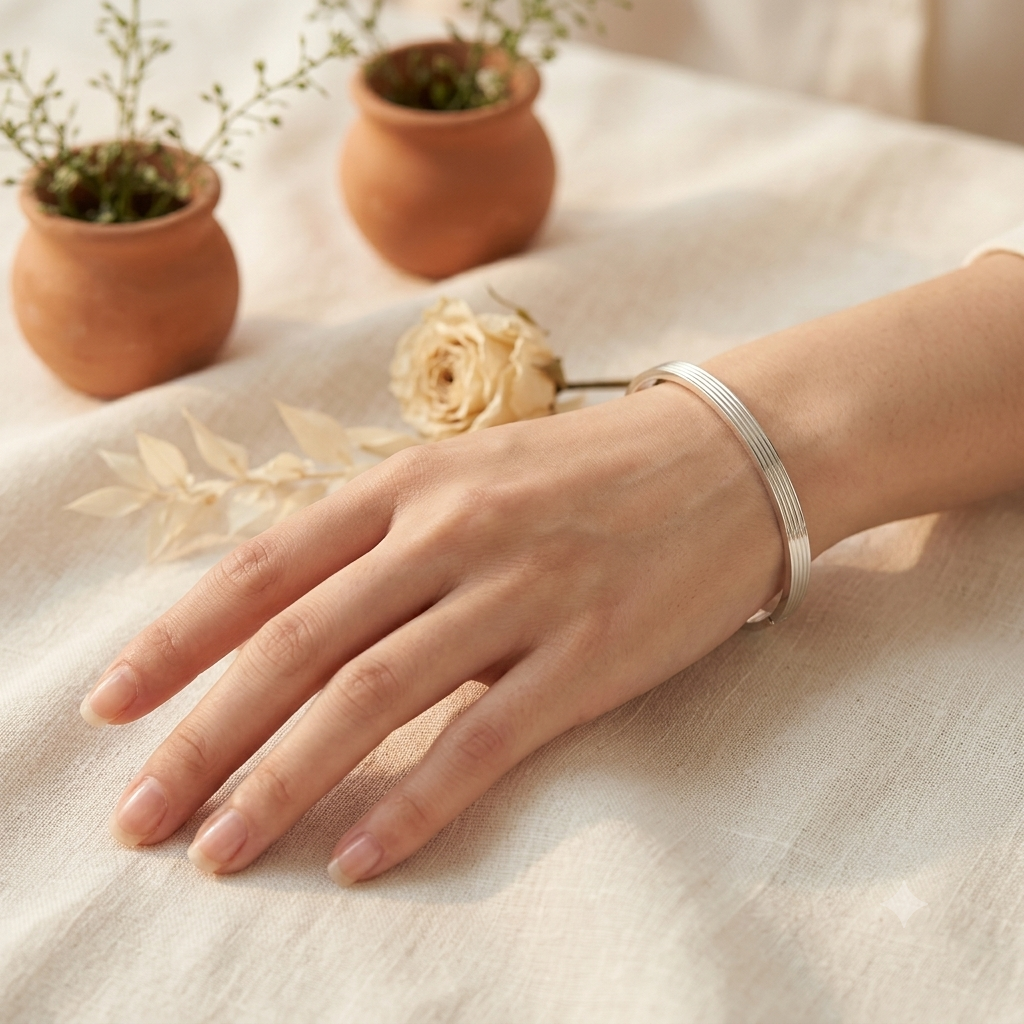 Eterna Silver Bangle - Image 2