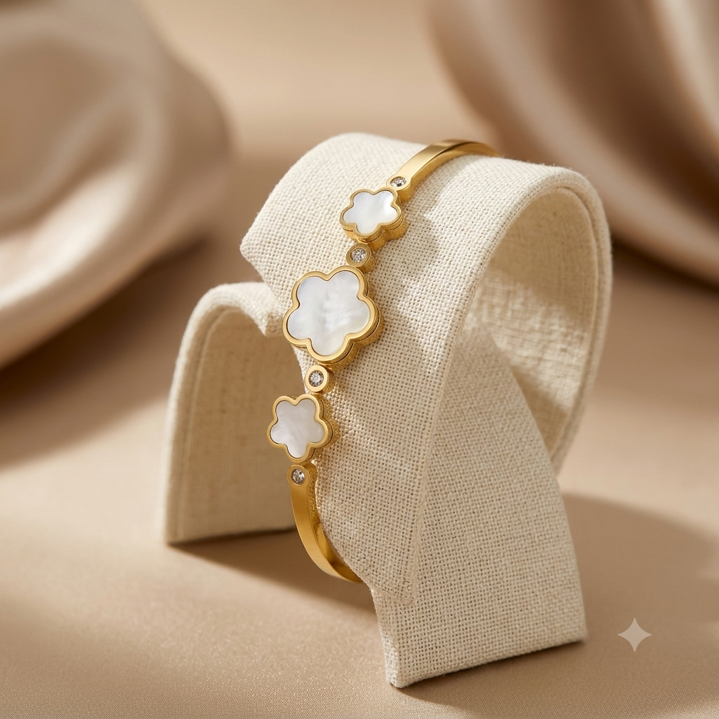 Golden Blossom Bangle - Image 3
