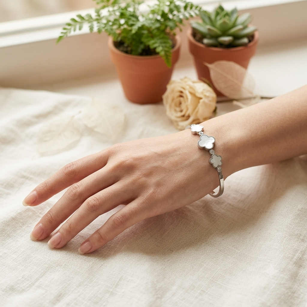 Moonlit Blossom Bangle - Image 2