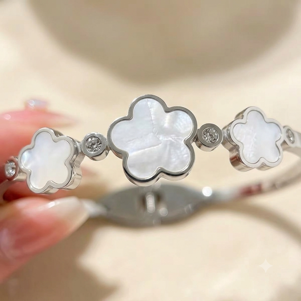 Moonlit Blossom Bangle - Image 4