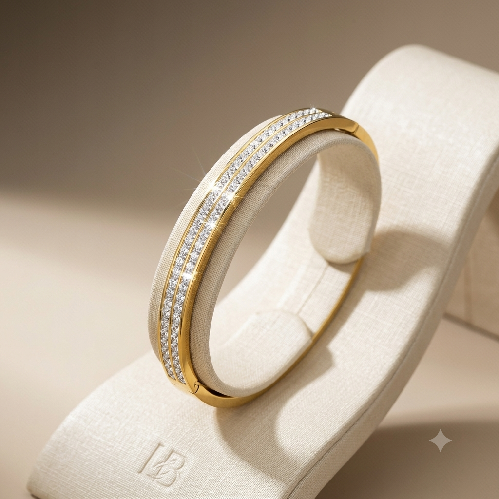 Golden Brilliance Bangle - Image 3
