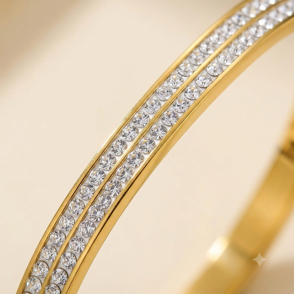 Golden Brilliance Bangle - Image 4