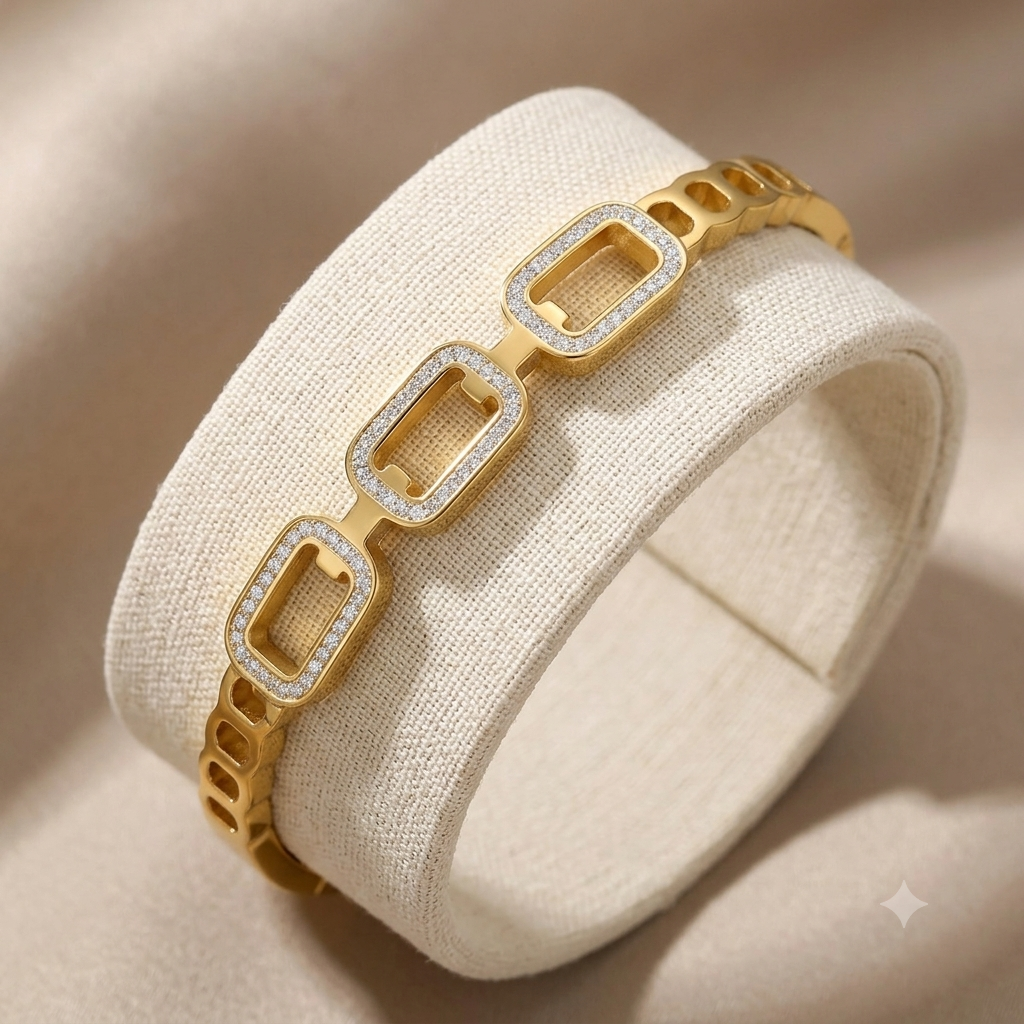 Gilded Harmony Bangle - Image 3