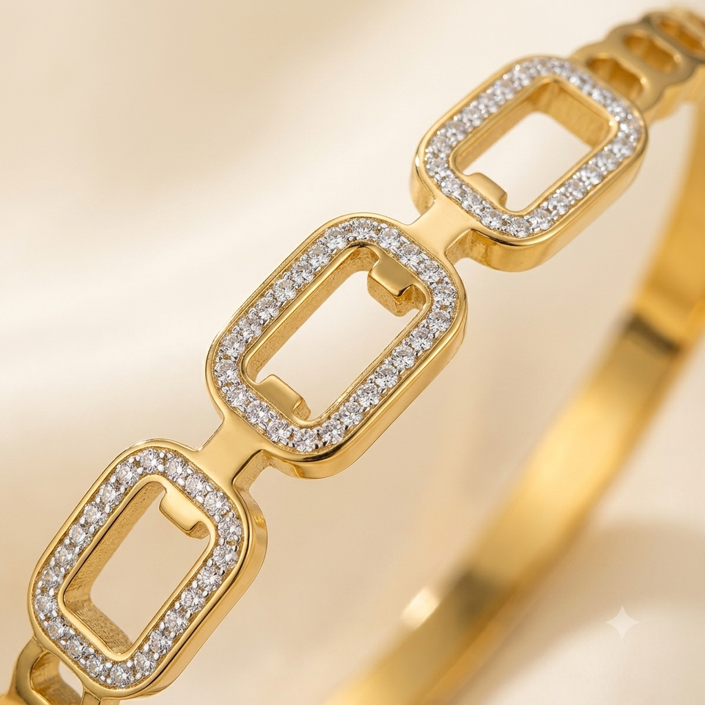 Gilded Harmony Bangle - Image 4