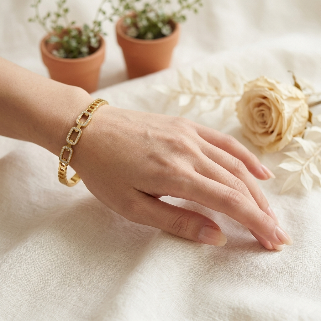 Gilded Harmony Bangle - Image 2