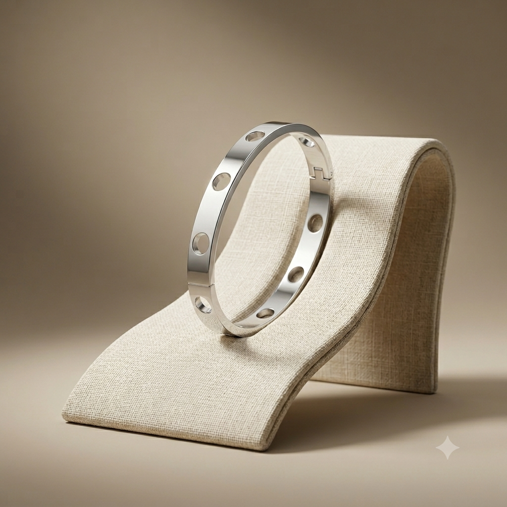 Silver Nova Bangle - Image 3