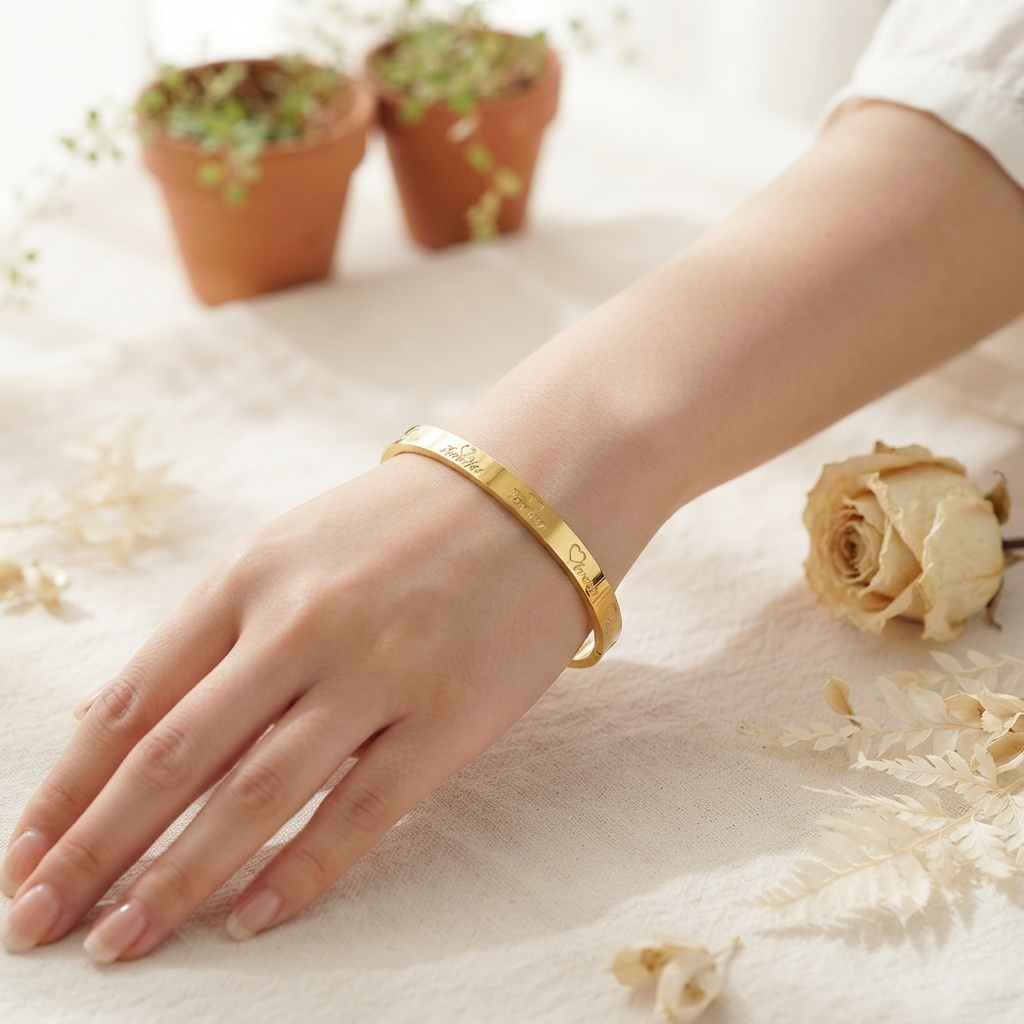 Endless Love Charm Bangle - Image 2