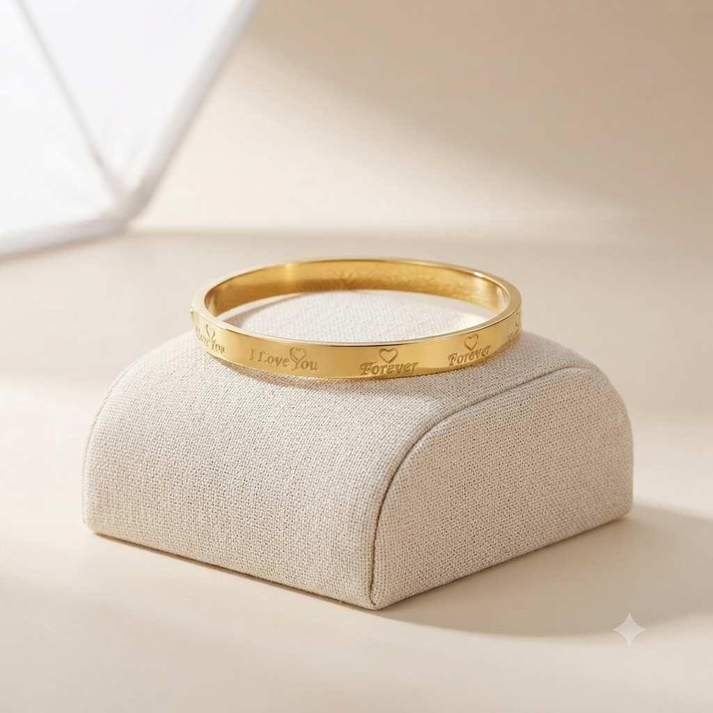 Endless Love Charm Bangle - Image 3