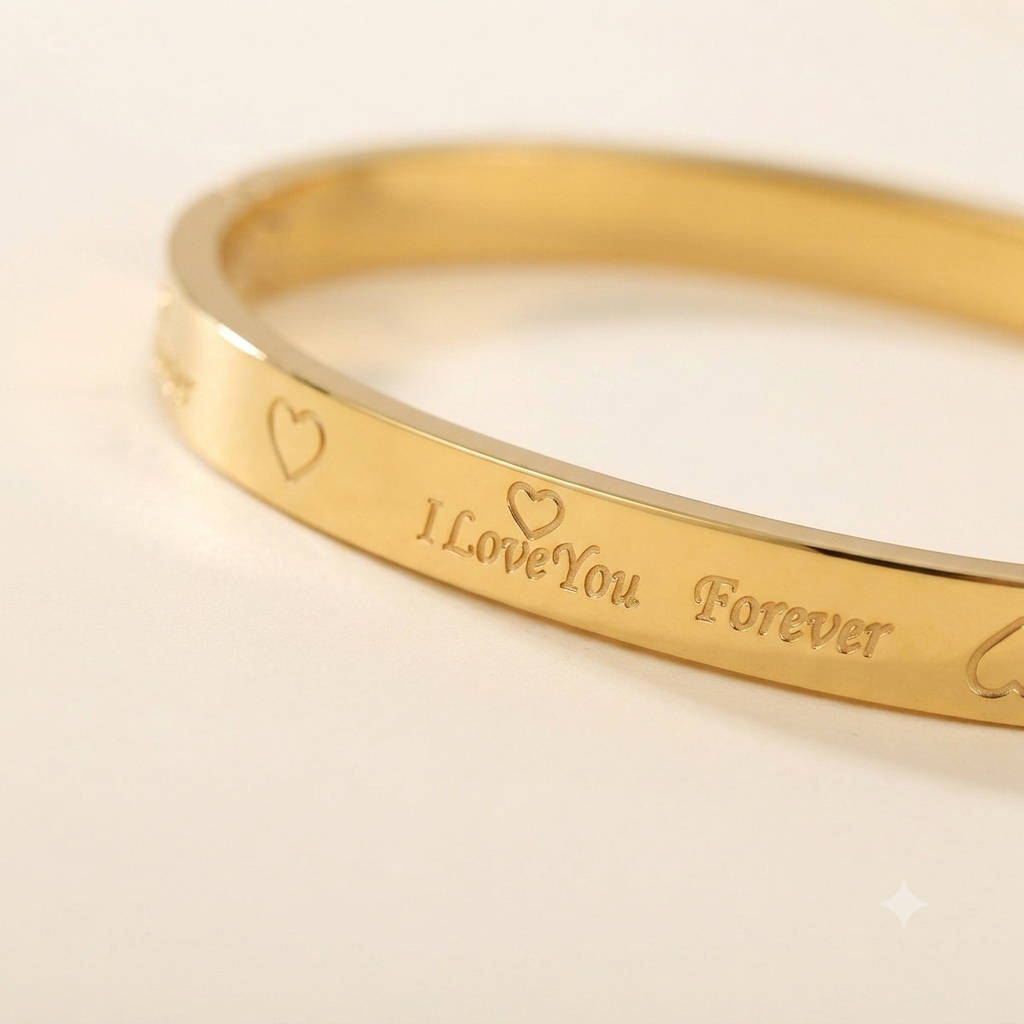 Endless Love Charm Bangle - Image 4
