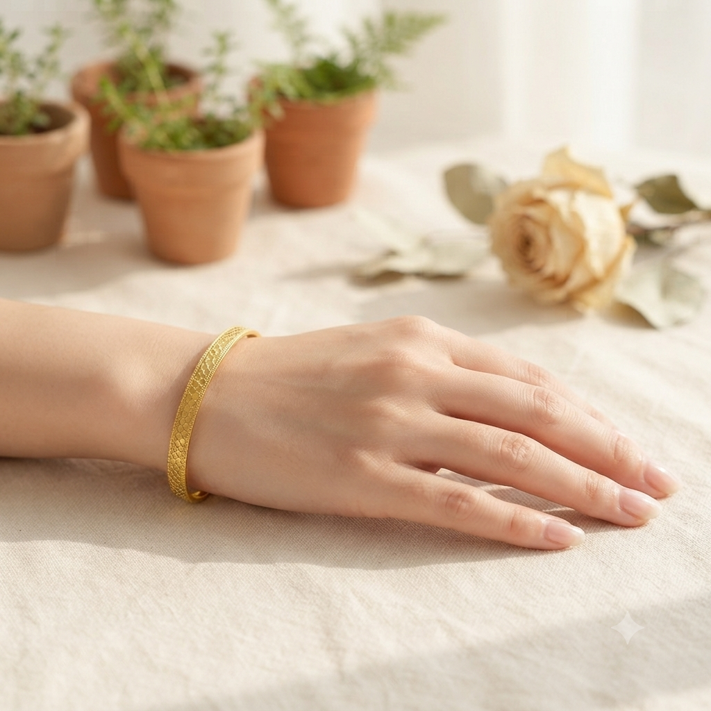 Golden Mirage Bangle - Image 3