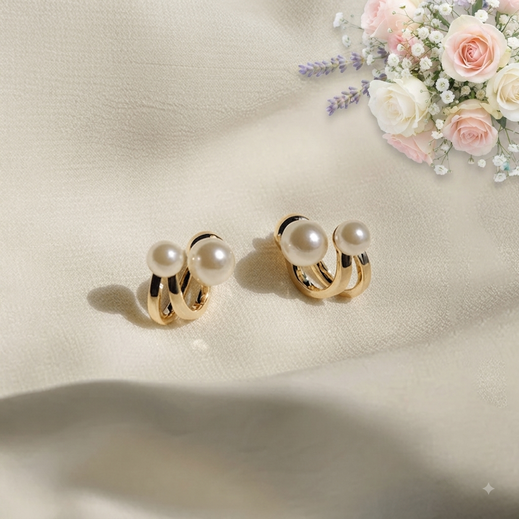 Two Way Pearl Stud