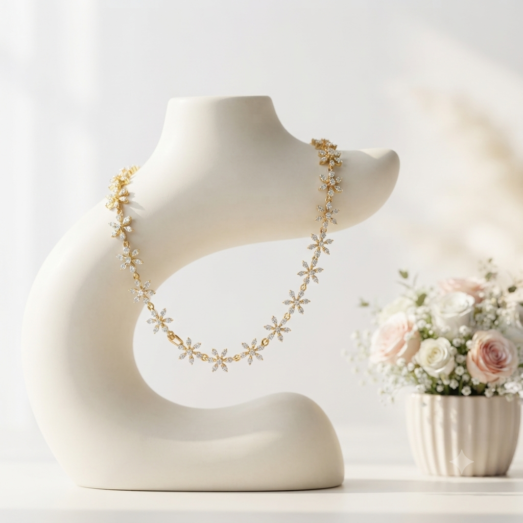 AD Stone Necklace set - Image 3