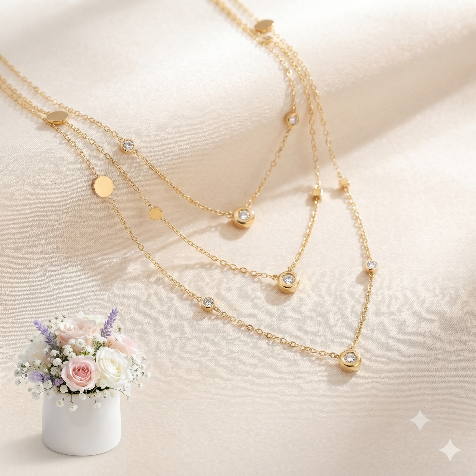 Three Layer Chain - Anti Tarnish - Image 4