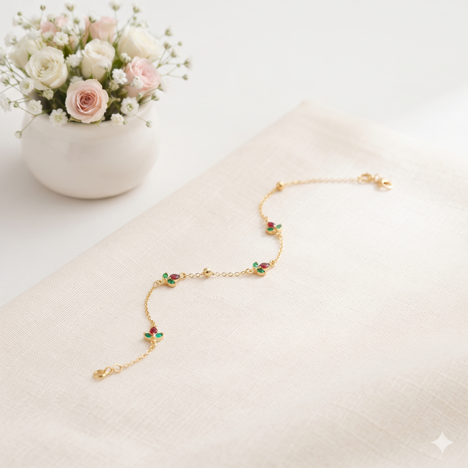 Tulip Chain Bracelet – Anti Tarnish